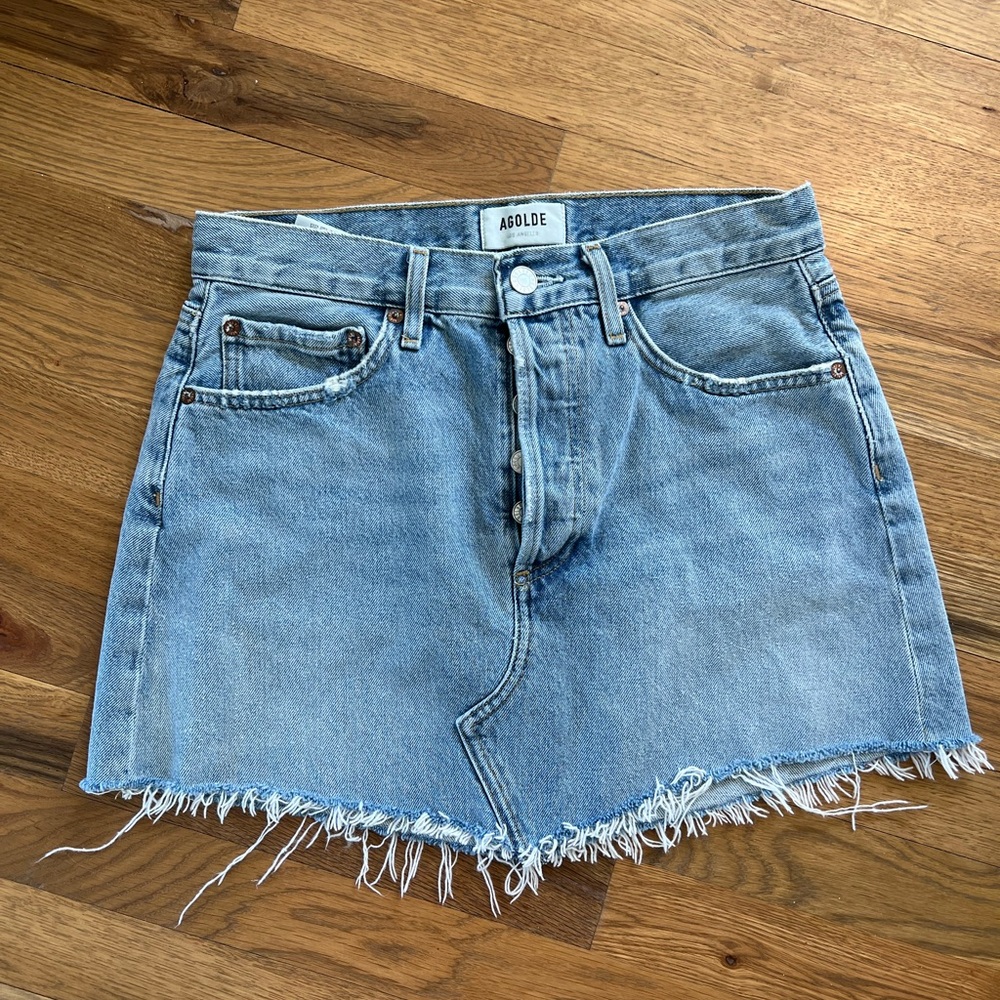 Agolde Parker Angled Skirt